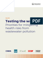 Testing The Waters Priorities For Mitigating Health Risks From Wastewater Pollution