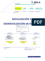 CO-PE-1PE925-PR-POI-001CA POI Movilización y Demovilización de Equipos Sector 1 Rio Casma_Rev.0