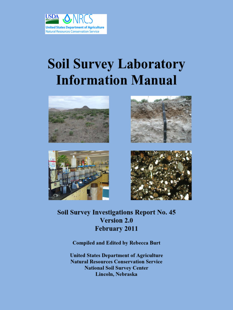 Soil Survey Laboratory Manual 2011 | PDF | Sets Of Chemical Elements ...