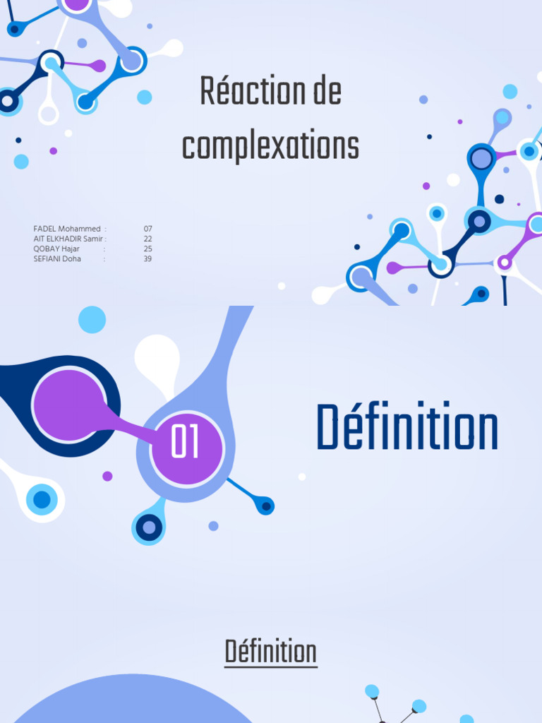 Réactions de complexation et stabilité PDF Ion Physique atomique — free download