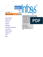 Tarun Financial Model -InFOSYS