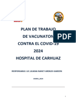 Plan de Trabajo de Vacunaton de Covid 19