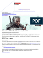 CD Projekt Lança REDkit de The Witcher 3 para Os Jogadores de PC