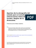 Maza Cabrera - Aportes de la etnografía del estado para el estudio de las interacciones interculturales locales
