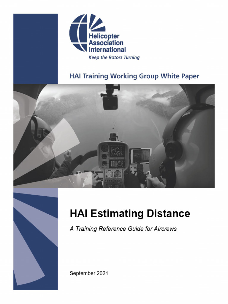 HAI Estimating Distance | PDF | Visual Flight Rules | Instrument Flight ...