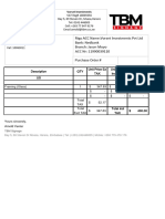 Pro Forma Invoice 5708 US - Pariah State