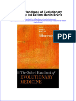 Oxford Handbook of Evolutionary Medicine 1St Edition Martin Brune Online Ebook Texxtbook Full Chapter PDF