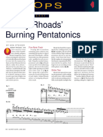 Randy Rhoads Burning Pentatonics