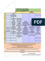 Fin de Semana 22 y 23 Feb