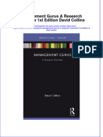 Ebook Management Gurus A Research Overview 1St Edition David Collins Online PDF All Chapter