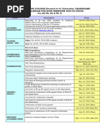 Academic Calendar 2023-24-2 Semester