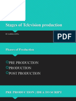 Stages of Television Production GARIMA