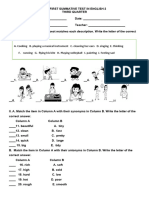 Quarter 3 Summative Test 2020