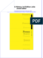 Ebook Powers A History 1St Edition Julia Jorati Editor Online PDF All Chapter