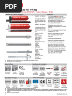 Chumbador Químico Hilti HIT-HY 170 | PDF | Resistência dos materiais | Aço