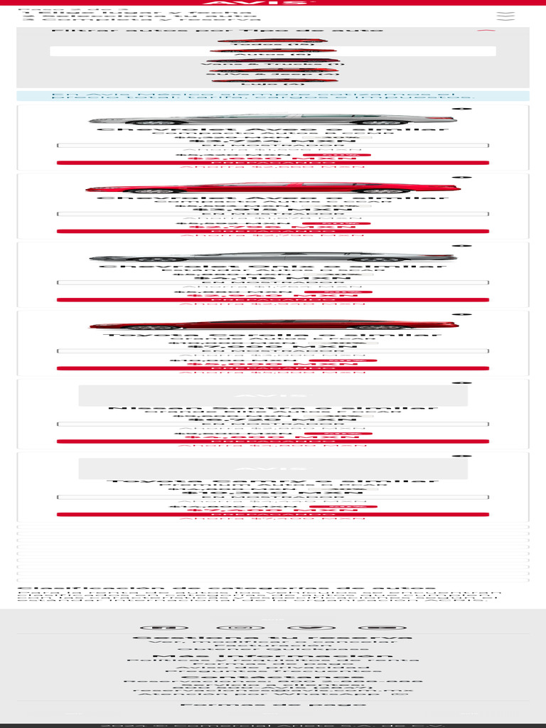 Image Result For Avis Mxico Renta De Autos Sin Cargos Ocultos