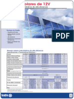 Paneles Solares de 12 Voltios