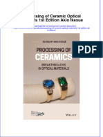 Processing of Ceramic Optical Materials 1St Edition Akio Ikesue Online Ebook Texxtbook Full Chapter PDF