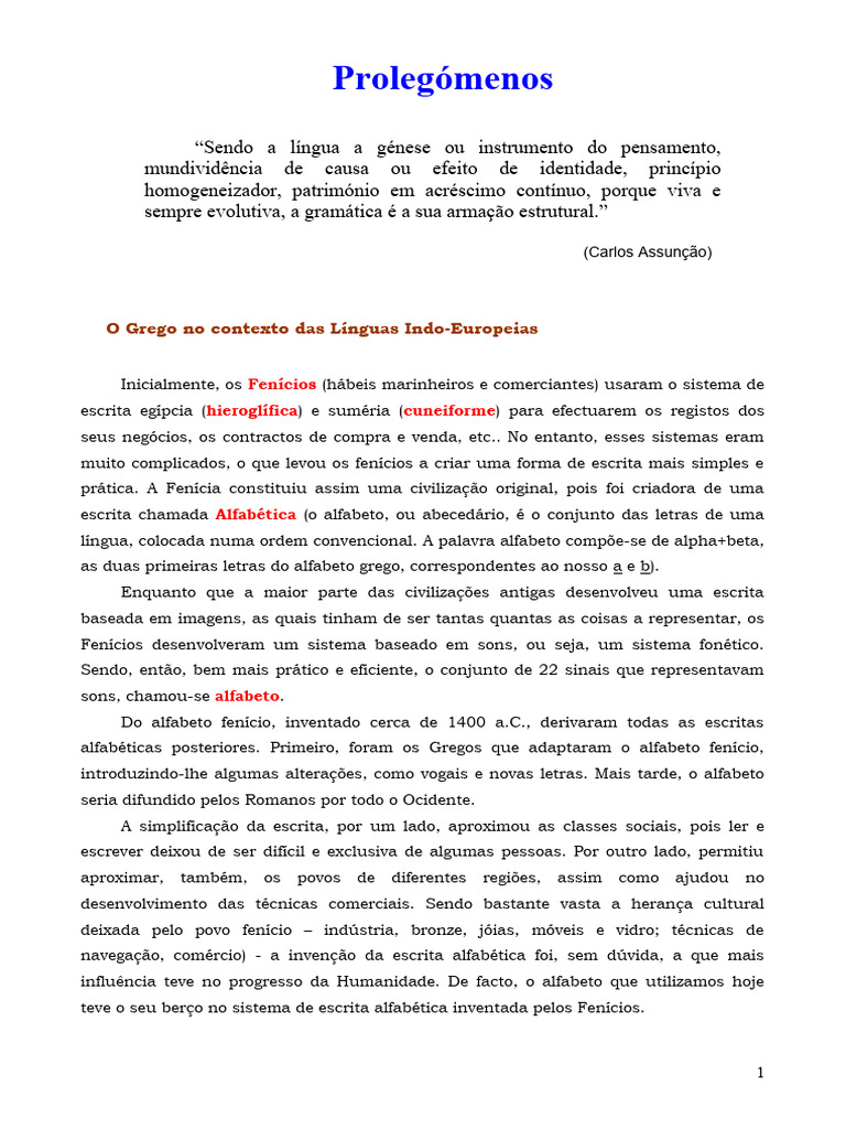 Gramática De Grego Download Grátis Pdf Alfabeto Escrita
