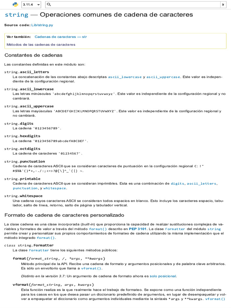 String Constants | PDF