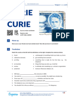 Marie Curie British English Student