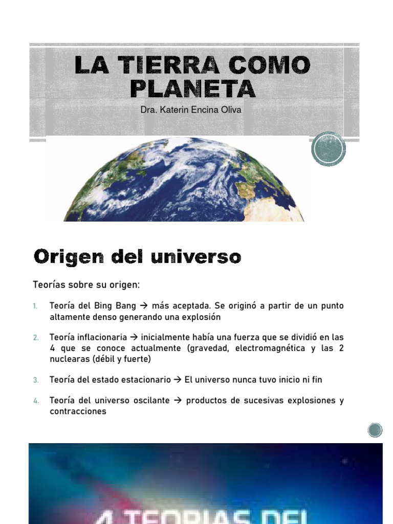 Teorías sobre el origen del universo y la Tierra | PDF | Universo | Galaxia