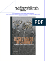 Resistance To Changes in Financial Reporting Standards 1St Edition Edel Lemus Online Ebook Texxtbook Full Chapter PDF