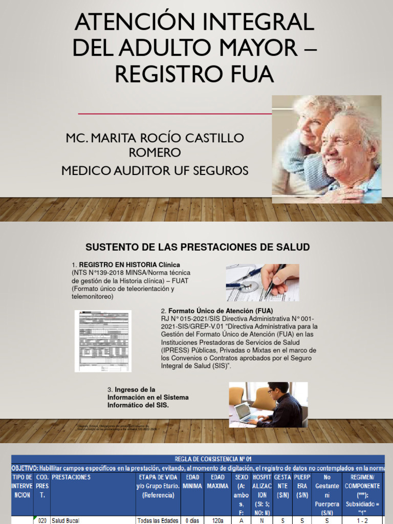 Fua Adulto Mayor - Atencion Integral de Adulto Mayor 042024 | PDF ...