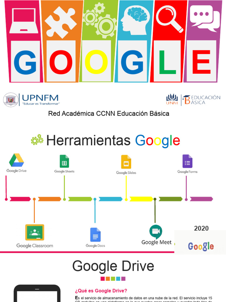 Herramientas Google para Educación Básica | PDF | Software | Portales web