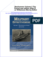 Ebook Military Effectiveness Volume 2 The Interwar Period New Edition Allan R Millett Editor Williamson Murray Editor Online PDF All Chapter