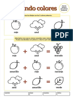 PDF Actividad para Pintar Colores Primarios y Secundarios Divertido Hoja de Trabajo para Imprimir - Compress