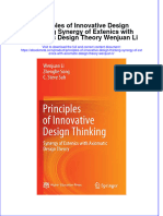 Principles of Innovative Design Thinking Synergy of Extenics With Axiomatic Design Theory Wenjuan Li Online Ebook Texxtbook Full Chapter PDF