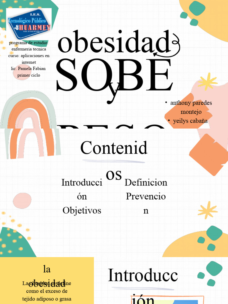 La Obesidad y El Sobrepeso | PDF | Obesidad | Tejido adiposo