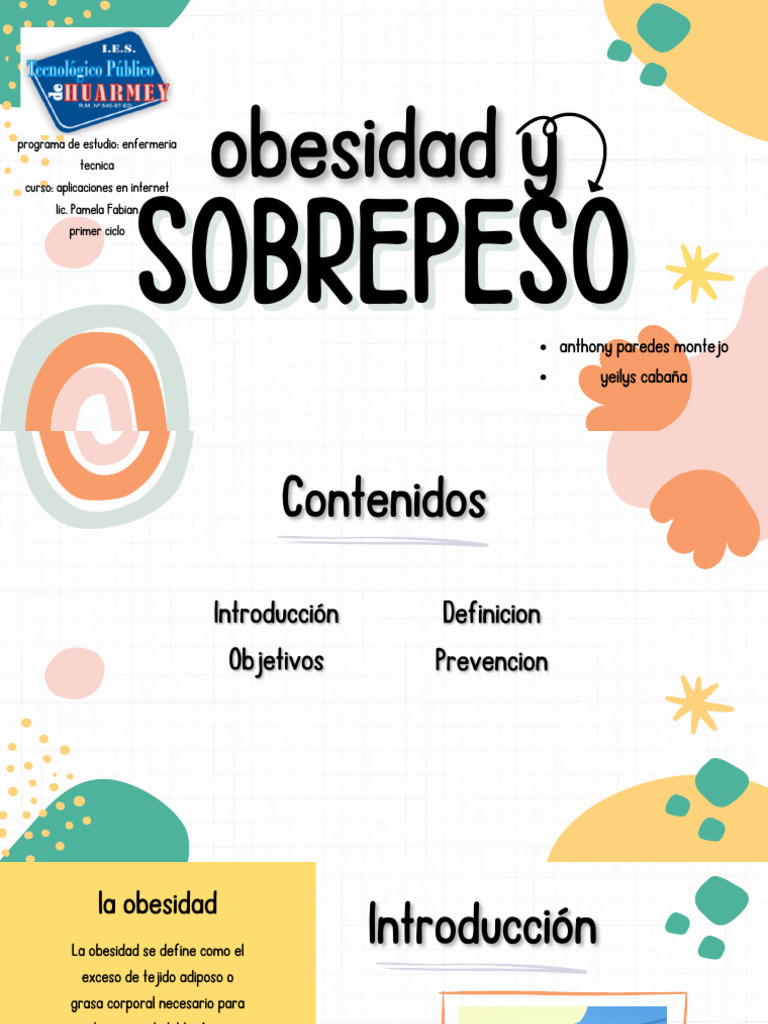 Prevención de la Obesidad y Sobrepeso | PDF | Obesidad | Tejido adiposo