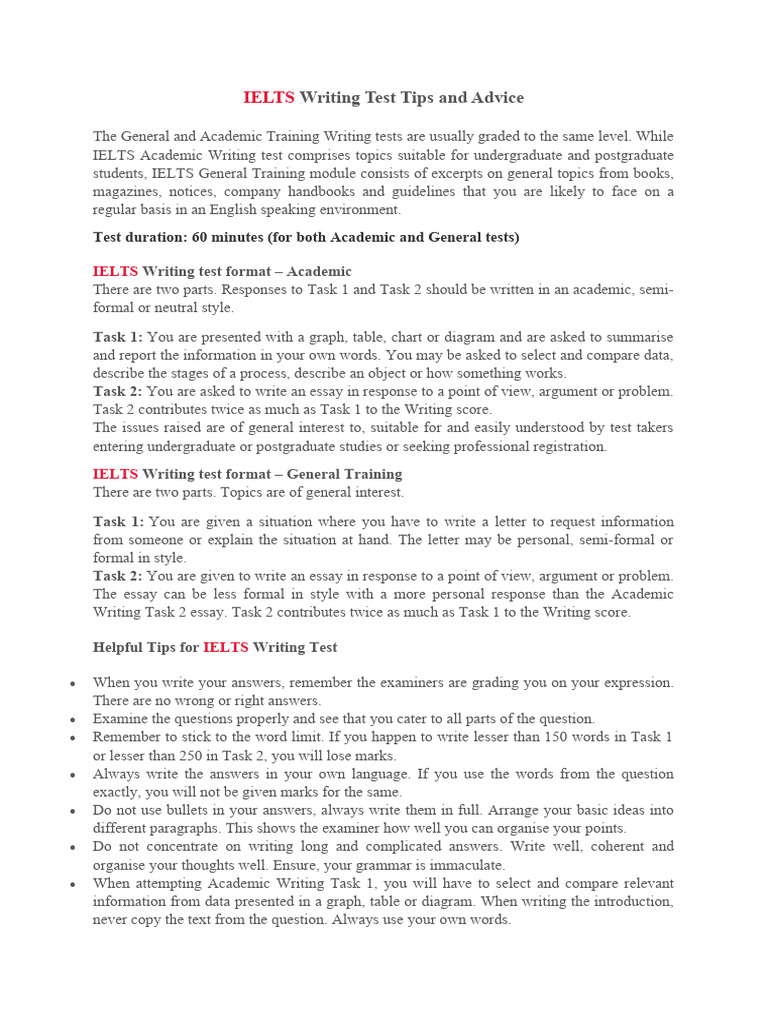 Writing Strategies | PDF | International English Language Testing ...