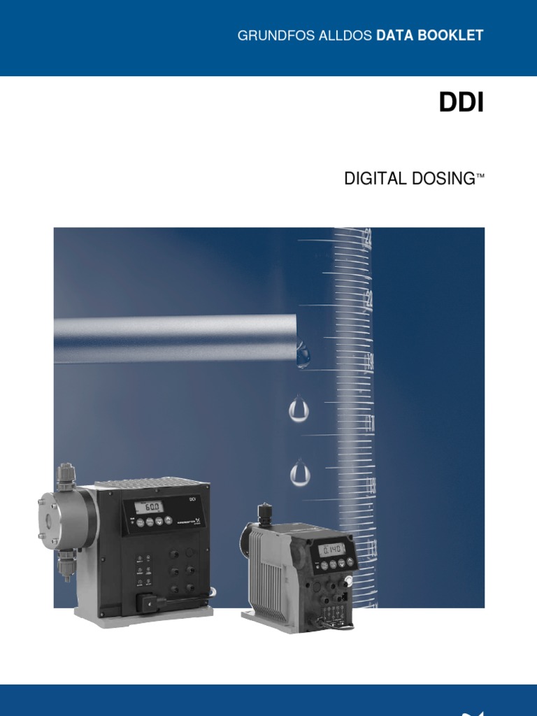 Digital Dosing: Grundfos Alldos Data Booklet | PDF