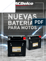 Catalogo Baterias de Moto ACDelco