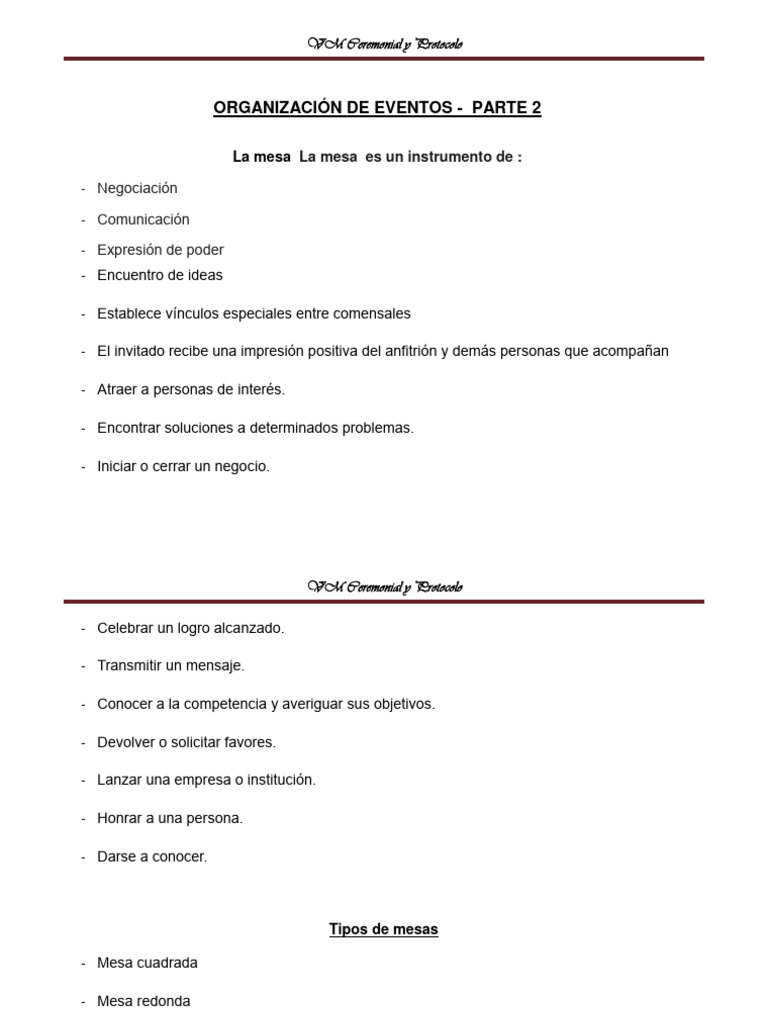 Eventos Parte 2 | PDF | Cuchillería | Vino
