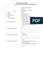 Daftar Riwayat Hidup