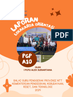 Laporan Lokakarya Orientasi PGP Angkatan 10 Kabupaten Kupang