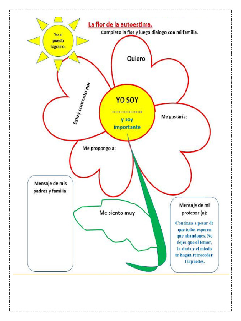 flor de la autoestima | PDF