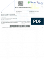 Certificado de Asistencia Pruebas TyT Juan Sebastian Londoño Pabon