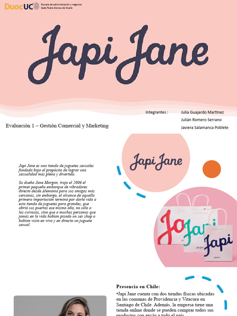 Presentación Ev. 1 - Japi Jane | PDF | Marketing | Cadena de valor