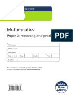 Year 4 Mathematics 2022 Autumn White Rose Reasoning Problem Solving Paper 2