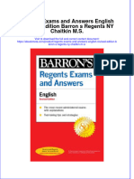 Download ebook Regents Exams And Answers English Revised Edition Barron S Regents Ny Chaitkin M S online pdf all chapter docx epub 