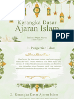 Resume Kerangka Dasar Ajaran Islam Dan Ragam Terminologi Hukum Islam - Berliana Ogya Adyuta - 235010101111077