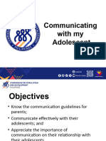 Communicating - With My Adolescents