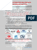 Carta de Presentación TALLER AUTOMOTRIZ MULTIMARCA RODRIGUEZ MOTORS