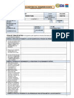 Ficha de Monitoreo Del Desempeño Docente