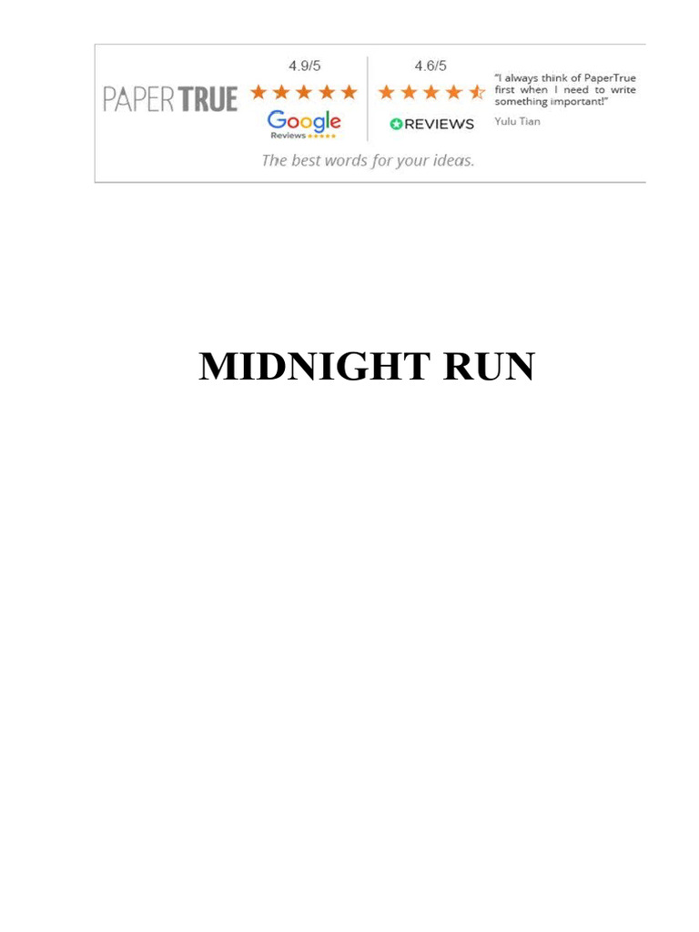 Midnight Run Manuscript (R) - Tracked | PDF | Artificial Intelligence ...